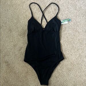 Black Women's One Piece Swimsuit